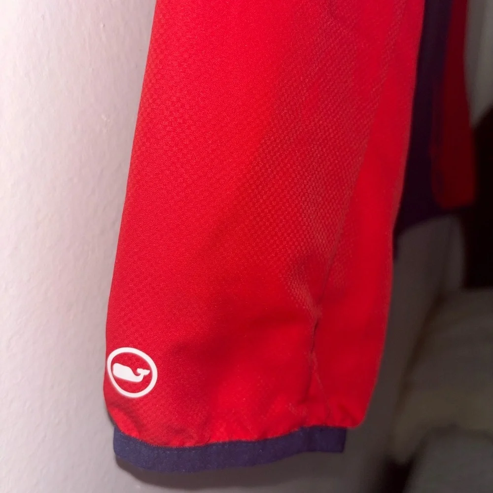 Vineyard Vines Red and Blue Zip-Up Jacket